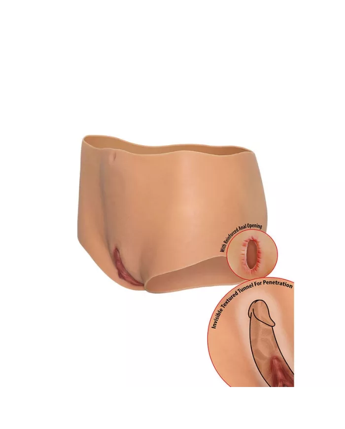 HIDDEN DESIRE - ALTER EGO VAGIN OUVERT ET CUL SLIP TAILLE MOYENNE CHAIR HIDDEN DESIRE - ALTER EGO VAGIN OUVERT ET CUL SLIP TAILLE MOYENNE CHAIR