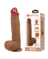 PRETTY LOVE - ORTON GODEMICHET RÉALISTE AVEC VENTOUSE 23,5 CM -Ø- 4,9 CM