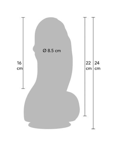 HIDDEN DESIRE - INFERNO GODEMICHET FAT BOYS 22 CM