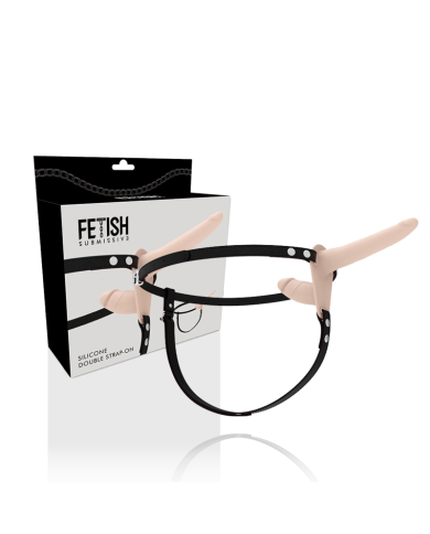 FETISH SUBMISSIVE HARNESS - DOUBLE PÉNÉTRATION CHAIR