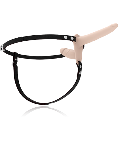 FETISH SUBMISSIVE HARNESS - VIBRATEUR FLESH UP DOUBLE PÉNÉTRATION