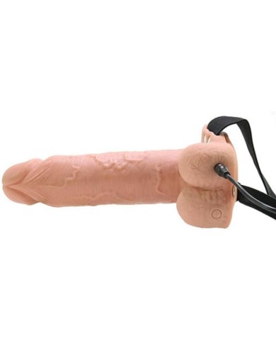 FETISH FANTASY SERIES - GODEMICHET VIBRANT Creux RÉALISTE AVEC BOULES 17,8 CM