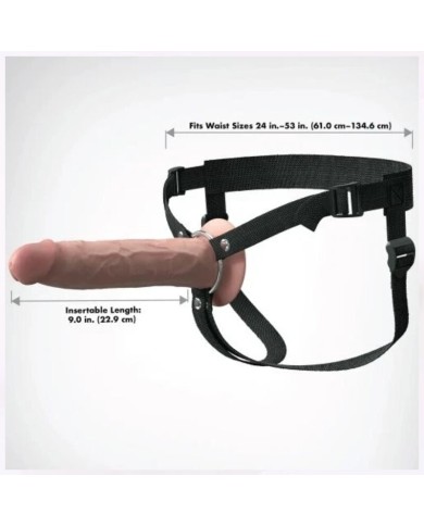 FANTASY X-TENSIONS - ELITE REALISTIC HOLLOW STRAP-ON 24,1 CM