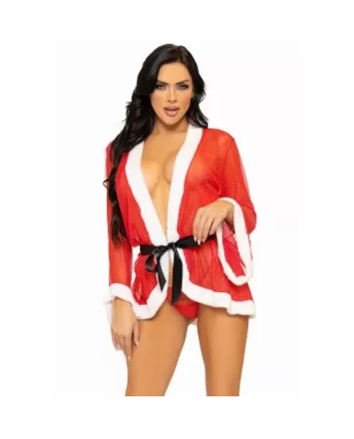 LEG AVENUE - COSTUME DE LINGERIE SEXY DE NOËL PÈRE NOËL ROUGE M/L LEG AVENUE - COSTUME DE LINGERIE SEXY DE NOËL PÈRE NOËL ROUGE M/L