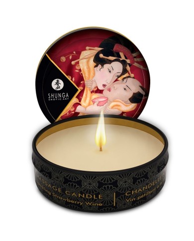 SHUNGA - MINI CARESSE À LA BOUGIE PRÉSENTOIR BOUGIES DE MASSAGE 24 UNITÉS
