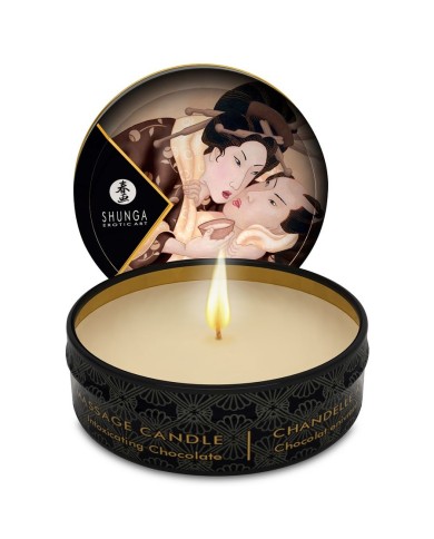 SHUNGA - MINI CARESSE À LA BOUGIE PRÉSENTOIR BOUGIES DE MASSAGE 24 UNITÉS