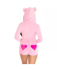 LEG AVENUE - BODY VELOURS OURS EN TEDDY ROSE S