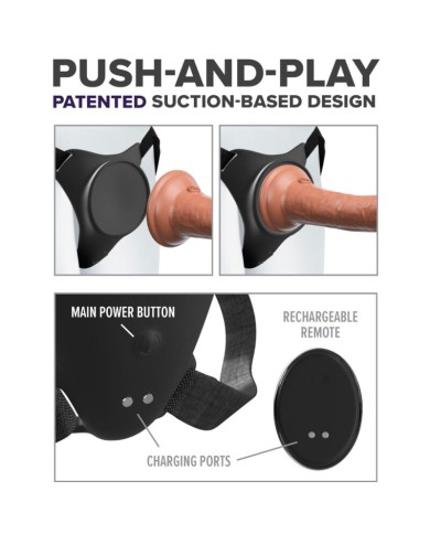 PIPEDREAMS - HARNAIS BODY DOCK G-SPOT PRO