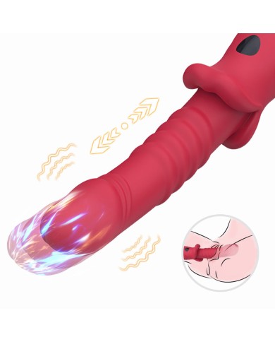 ARMONY - POINT A DILDO VIBRATEUR STIMULANT ROUGE