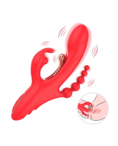 ARMONY - STIMULATEUR DE POINT G ET DE CLITORIS VIBRATEUR ROUGE
