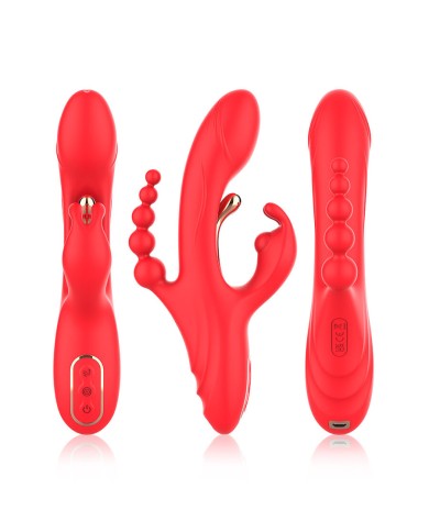 ARMONY - STIMULATEUR DE POINT G ET DE CLITORIS VIBRATEUR ROUGE