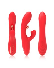 ARMONY - VIBRATEUR STIMULATEUR POINT G ET CLITORIS AVEC LANGUE OSCILLANTE ROUGE