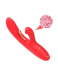 ARMONY - VIBRATEUR STIMULATEUR POINT G ET CLITORIS AVEC LANGUE OSCILLANTE ROUGE