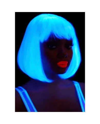 LEG AVENUE - PERRUQUE BOB PHOSPHORESCENTE BLANCHE