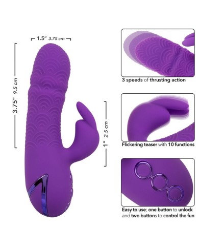 CALEXOTICS - MANHATTAN BEACH MARVEL VIBRATEUR RABBIT VIOLET PAR CALIFORNIA DREAMING