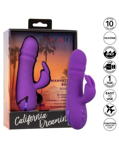 CALEXOTICS - MANHATTAN BEACH MARVEL VIBRATEUR RABBIT VIOLET PAR CALIFORNIA DREAMING