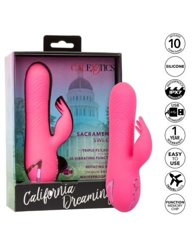 CALEXOTICS - SACRAMENTO SWEETIE VIBRATEUR LAPIN ROSE PAR CALIFORNIA DREAMING