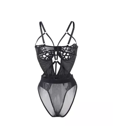 SUBBLIME - 954055 BODY SEXY EN DENTELLE NOIR S/M