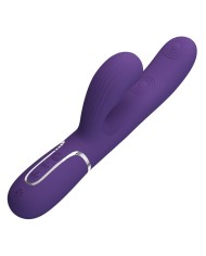 PRETTY LOVE - PERLITA VIBRATEUR G-SPOT 3 EN 1 MULTIFONCTION VIOLET