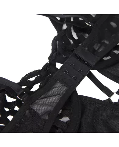 SUBBLIME - 954055 BODY SEXY EN DENTELLE NOIR S/M