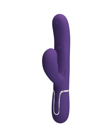 PRETTY LOVE - PERLITA VIBRATEUR G-SPOT 3 EN 1 MULTIFONCTION VIOLET