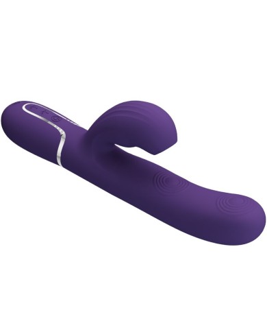 PRETTY LOVE - PERLITA VIBRATEUR G-SPOT 3 EN 1 MULTIFONCTION VIOLET
