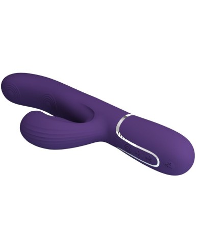 PRETTY LOVE - PERLITA VIBRATEUR G-SPOT 3 EN 1 MULTIFONCTION VIOLET