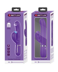 PRETTY LOVE - PERLITA VIBRATEUR G-SPOT 3 EN 1 MULTIFONCTION VIOLET