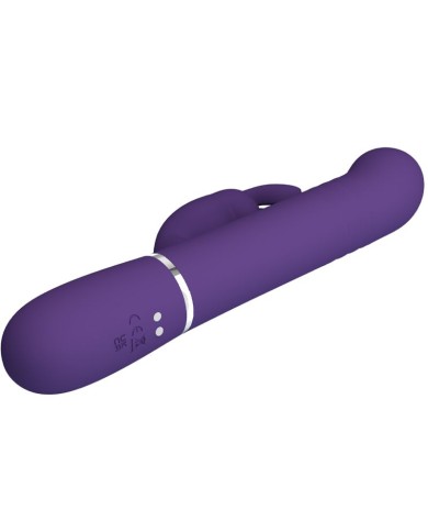 PRETTY LOVE - COALE VIBRATEUR RABBIT 4 EN 1 VIOLET