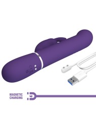 PRETTY LOVE - COALE VIBRATEUR RABBIT 4 EN 1 VIOLET