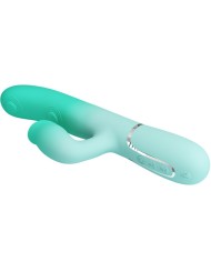 PRETTY LOVE - VIBRATEUR LAPIN MULTIFONCTION GIGI VERT AQUA