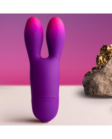 ROCKS-OFF - GLO-GIRL BUNNY VIBRATEUR FLEXIBLE VIOLET