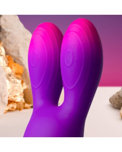 ROCKS-OFF - GLO-GIRL BUNNY VIBRATEUR FLEXIBLE VIOLET