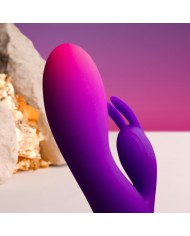 ROCKS-OFF - GLO-GIRL VIBRATEUR LAPIN VIOLET