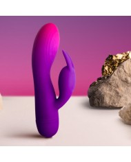 ROCKS-OFF - GLO-GIRL VIBRATEUR LAPIN VIOLET
