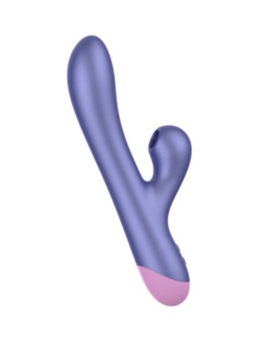 ROMP - PULSE VIBRATEUR DOUBLE POINT G RABBIT BLEU ÉLECTRIQUE