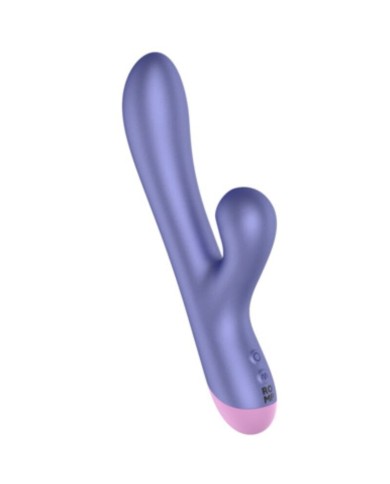 ROMP - PULSE VIBRATEUR DOUBLE POINT G RABBIT BLEU ÉLECTRIQUE