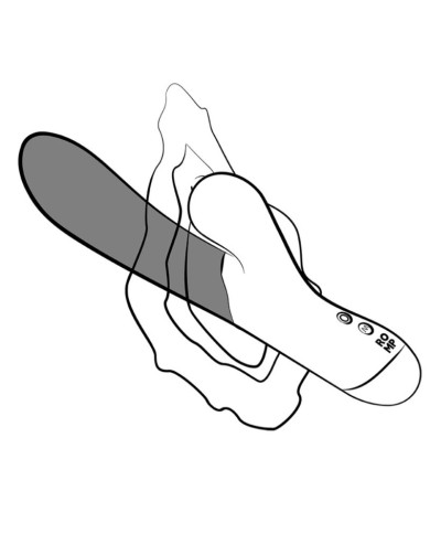 ROMP - PULSE VIBRATEUR DOUBLE POINT G RABBIT BLEU ÉLECTRIQUE