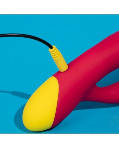 ROMP - JAZZ VIBRATEUR LAPIN RECHARGEABLE ROUGE