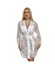 SUBBLIME - 954376 CHEMISE DE NUIT À MANCHES LONGUES À MOTIF FLORAL BLANC L/XL SUBBLIME - 954376 CHEMISE DE NUIT À MANCHES LONGUES À MOTIF FLORAL BLANC L/XL
