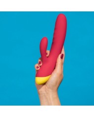 ROMP - JAZZ VIBRATEUR LAPIN RECHARGEABLE ROUGE