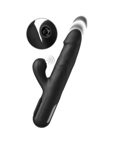 FETISH FANTASY SERIES - VIBRATEUR LAPIN EN SILICONE SONIX NOIR