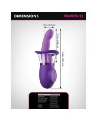 FANTASY FOR HER - VIBRATEUR LAPIN PRO PLUS ULTIMATE PLEASURE VIOLET 20,3 CM