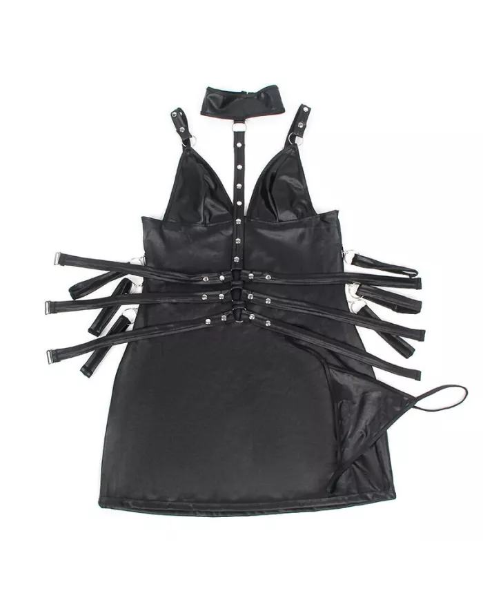 SUBBLIME - 954413 BODY BONDAGE EN CUIR NOIR L/XL SUBBLIME - 954413 BODY BONDAGE EN CUIR NOIR L/XL