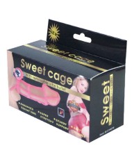 BAILE - COUVERTURE ET ANNEAU EN SILICONE SWEET 10 RYTHMES POUR LE PÉNIS ROSE