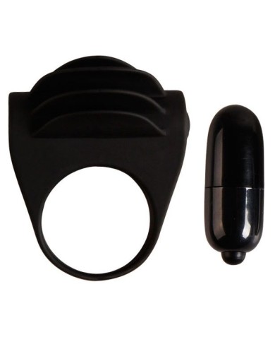 PRETTY LOVE - ANNEAU VIBRATEUR NOIR CHESTER
