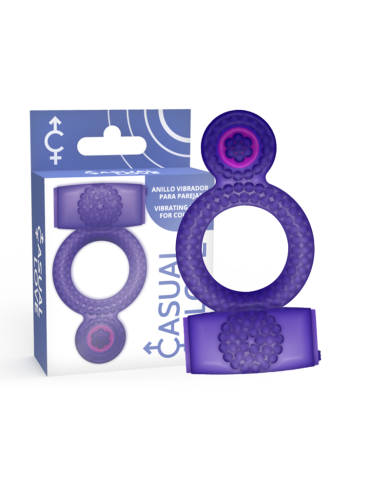 CASUAL LOVE - BAGUE LILAS DOUBLE PLAISIR