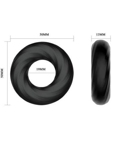 CRAZY BULL - BAGUE EN SILICONE SPIRALE