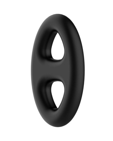 CRAZY BULL - BAGUE EN SILICONE DOUBLE OVALE