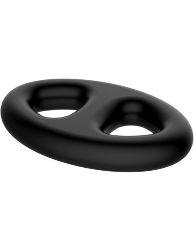 CRAZY BULL - BAGUE EN SILICONE DOUBLE OVALE